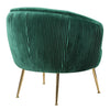 Velvet Scallop Shell Back Tub Chair Armchair Dressing Sofa Stool Bedroom Lounge