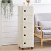Plastic Shelving Unit Storage Case Cabinet File Sundries Organizer Box On Wheels