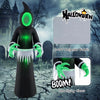 8 Ft Halloween Inflatables Giant Blow up Ghost w/Infinity Mirror Light