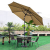 3M Round Garden Parasol Sun Shade Outdoor Patio Umbrella Crank Tilt/Parasol Base