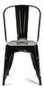 Style Industrial Metal Dining Chairs Vintage Retro Kitchen Cafe Stacking