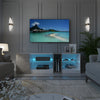 Mondeer 140cm Modern TV Stand Cabinet with RGB LED Lights & Remote Control