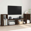 TV Cabinets Set of 2, TV Cabinet with 4 Open Compartments, TV Stand for K9E1