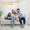 Luxury 2 Seater polyester Fabric Couch Sofa Armchair Comfortable Living Room New