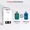 6L LPG Hot Water Heater Propane Gas Tankless Instant Boiler Shower Kit
