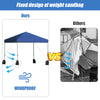 8FT Folding Pop Up Gazebo Commercial Instant Canopy Tent W/Roller Bag Waterproof