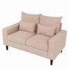 Modern L-Shaped Corner Sofa 2 3 Seater Armchair Couch With Footstool