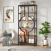 70.9 Inch Industrial Bookshelf, 6-Tier Tall Etagere Bookcase with Open Shelves
