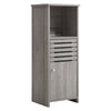 Bathroom Cabinet Basin Unit Storage Cupboard MDF Wooden Modern Furniture Grey