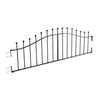 Spear/Ball Top Iron Wrought Yard Garden Privacy Fence Panel Outdoor Wall Railing