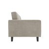 Dusk Soho Sand Matte Velvet 3 Seater Sofa RRP £1100