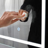 Bathroom Mirror Cabinet w/ LED Shelves Storage Illuminated Lights Wall Mounted