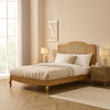 Dusk Annecy Natural Wood & Rattan Double Bed Frame RRP £799