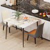 80cm Square Marble Kitchen Dining Table Meeting Room Office Lounge Coffee Table