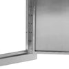Outdoor Stainless Steel Flush Mount BBQ Access Door Kitchen Cabinet Double Doors