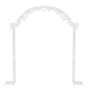 Extra Large Arch Wedding Backdrop Stand Metal Garden Arbor Shelf w/ Stable Base