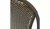 Tasmania Rattan Effect Patio/Balcony Set - Brown Bistro Table & 2 Chairs Set
