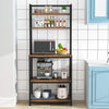 Kitchen Baker’s Rack, Large 5-Tier Microwave Oven Stand Organizer, Industrial Ut