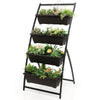 4-Tier Vertical Raised Garden Bed Freestanding Garden Planter 4 Container Boxes