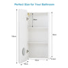 Bathroom Cabinet Wall Mounted Mirror Door Storage Cosmetic Make-up Magnifier