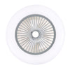 Round LED Ceiling Fan Light Dimmable Living Room Chandelier Lamp Remote Control