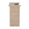 Pressured Treated Wooden 3 Wall Home Drinks Bar For Summerhouse Mancave Garden