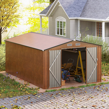 Large Garden Tool House Outdoor Storage Shed 426 cm x 300 cm