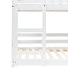 Kids Bunk Beds Wooden Single Size Bed Treehouse Bed Pine Wood Bed Frame White