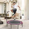 51'' Octagonal Trampoline Adult Rebounder Jumper w/T-Shape Adjustable Handle