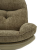 Swivel Egg Chair Lounge Armchair Lazy Lounger Sofa Home Office Executive Chairs