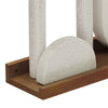 Set of 2 Wooden Floating Shelves Kids Bookshelf Wall Mounted Picture Ledge Shelf