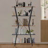 5 Tier Corner Shelves Display Cabinet Bookshelf Unit Home Living Room Furniture