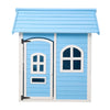 Wooden Kids Playhouse w/Door Window IndoorOutdoor Garden Activity Center Fun Toy