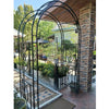 XXL Rust-proof Wedding Arch Garden Arbor Curved Metal Enduring Iron Garden Arch