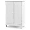 Bathroom Floor Cabinet Free Standing Storage Cupboard Display Organiser