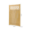 Privacy Wooden Garden Gate Pedestrian Fence Gate Porch Decorative Fence Panel
