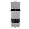 Kitchen Rubbish Waste Bin Recycling Dual Multi Compartment Pedal Dustbins Wheels