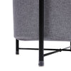 End Table with Fabric Storage Basket Side Tables Small Bedside Table Nightstand