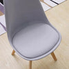 Set of 1/2/4 Tulip Dining Chairs Designer Chairs Wooden Home Office Kitchen