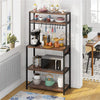 5-Tier Kitchen Baker's Rack Coffee Station Microwave Oven Stand w 10 Hook