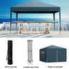 3x3m Pop Up Gazebo Heavy Duty Waterproof Commercial Grade Marketstall w/4 Sides