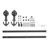 Wood Barn Door Sliding Door Divider Hardware Kit 6-7FT / Door with Track Kit Use