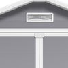 6 X 4.4FT Garden Shed Tools Storage Apex Roof with Air Vent Window Double Doors