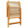 Reclining Garden Chairs 4 pcs Beige Solid Wood Acacia V7V9