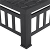 Fire Pits for Garden Square Fire pit For Barbecue,Heating,Cooling Drinks w/Cover