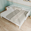 Daybed SIngle Bed 3ft White Guest Bed Sofa Bed, Pull out Trundle for Living Room