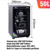 50L Camera Lens Equipment Storage Digital Electronic Dehumidify Dry Cabinet Box