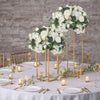Single Artificial Flower Ball Wreath Topiary Orchid Roses Vine Plants Shop Decor