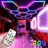1-14 Hexagon Hex LED Lighting Car Detail Home Garage Workshop Retail Mancave