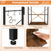 Multifunctional Coffee Bar Station Kitchen Bakers Rack-Brown